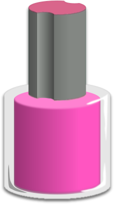 purple nail polish clip art
