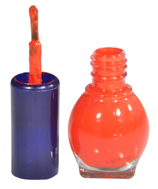 Set of Red Nail Polish Bottles on Transparent Background 12628138 PNG