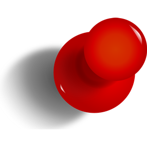 Red Push Pin transparent PNG - StickPNG