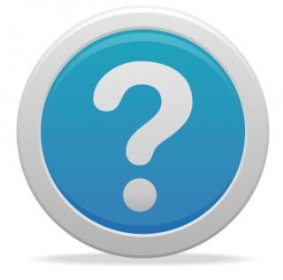 Question mark sign white icon with soft Royalty Free Vector