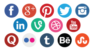 social icons minimal png