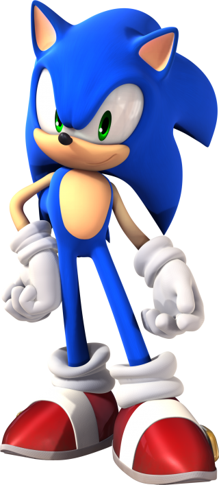 Sonic the Hedgehog transparent image download, size: 655x1219px
