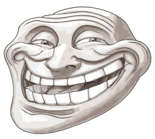 Troll Face F Mouth - Troll Face Transparent PNG - 733x590 - Free Download  on NicePNG