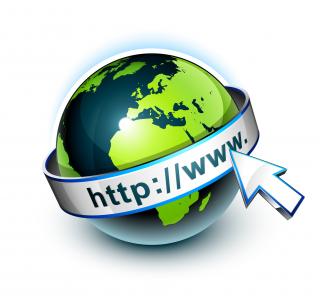 internet globe