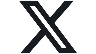 Black X Logo On White PNG images