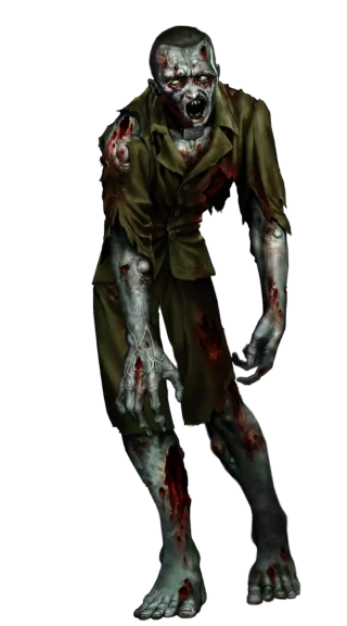 minecraft zombie transparent background