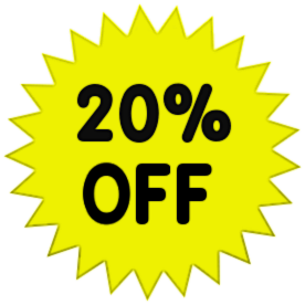 Sale Sticker 20% Off Transparent PNG Pictures - Free Icons and PNG ...