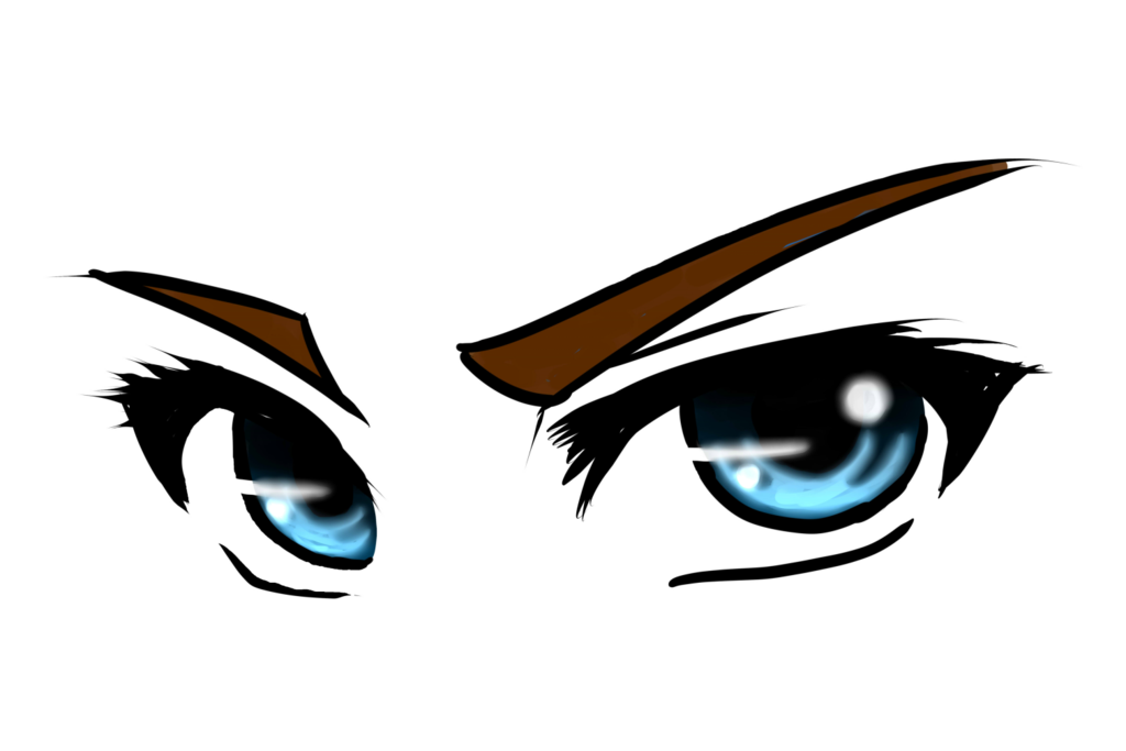 Blue Purple Anime Eyes PNG Free Download And Clipart Image For