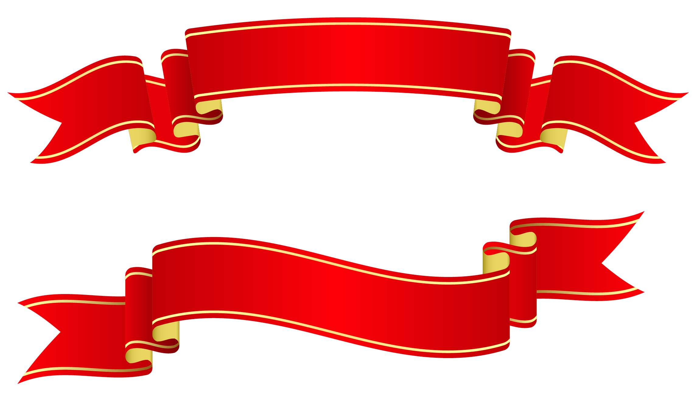 red banner clip art