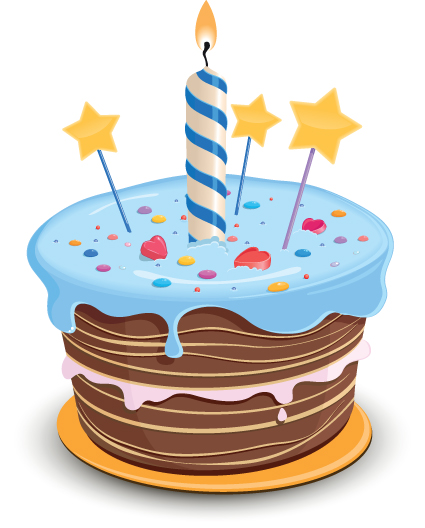 Free birthday cake Vector File | FreeImages