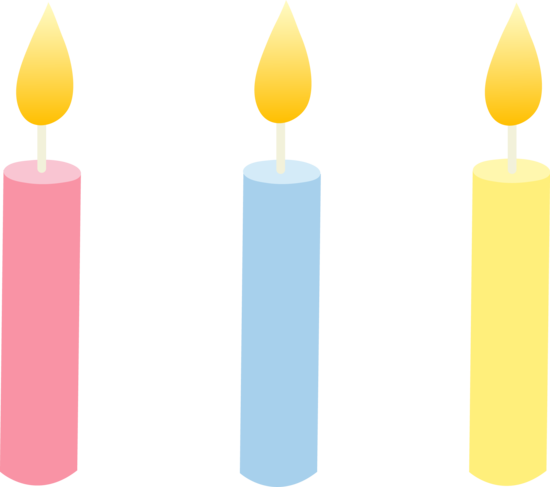 Birthday Candles PNG, Birthday Candles Transparent Background