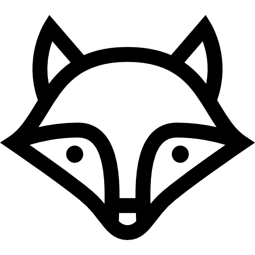 Black Animal Fox Icon Png Transparent Background Free Download 35679 Freeiconspng