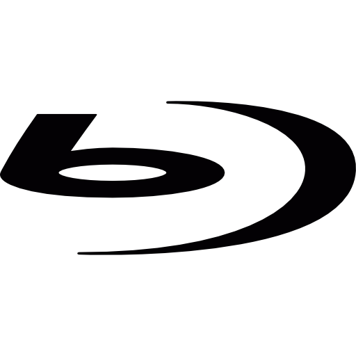 Black Blu Ray Logo Icon PNG Transparent Background, Free Download ...