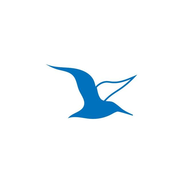 Blue And White Of Albatross Emblem Images PNG Transparent Background ...