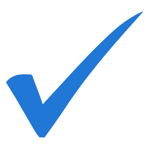 Blue Check Icon Png
