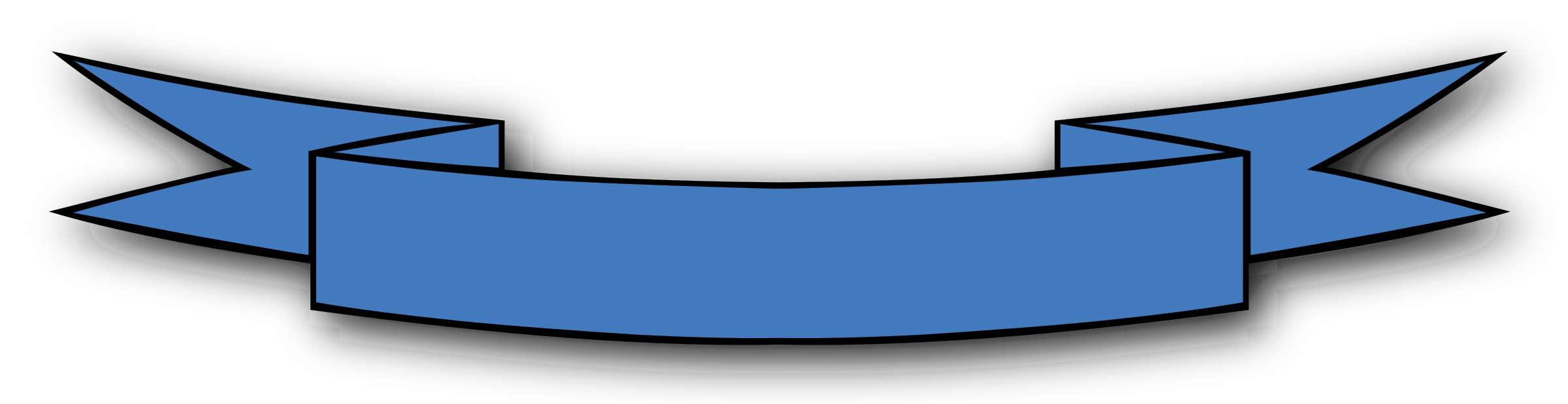 Blue Ribbon Banner Clipart Transparent Background, Blue Ribbon For
