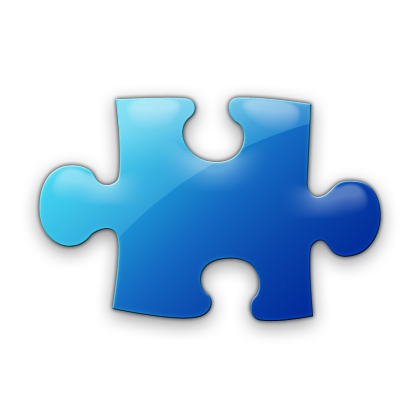 Blue Puzzle Icon PNG Transparent Background, Free Download #28387 -  FreeIconsPNG
