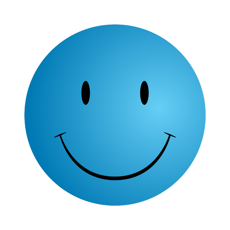 Blue Smiley Face Png Transparent Background Free Download Freeiconspng
