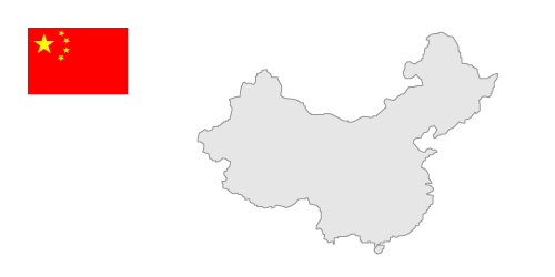 中国 地図 イラスト