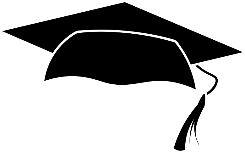 Graduation Cap and Diploma Clipart PNG - FreeIconsPNG