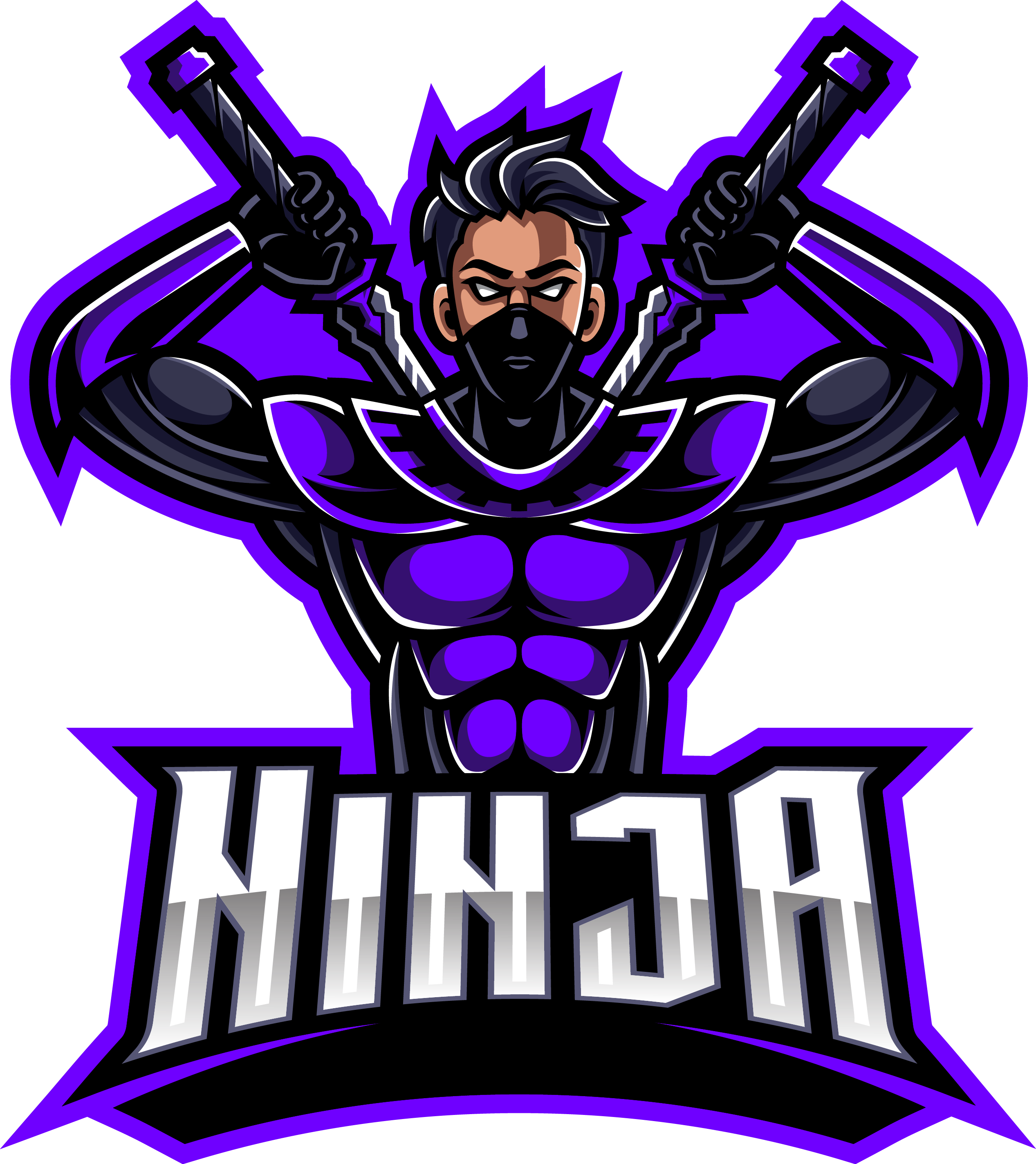 Gamer Ninja Mascot Logo Gamer Ninja eSports Logo Gaming Logo - Lobotz LTD, logo  gamer