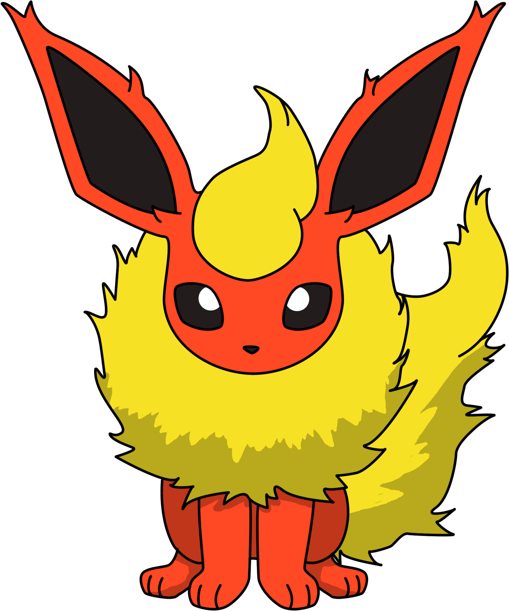 Flareon PNG, Flareon Transparent Background - FreeIconsPNG