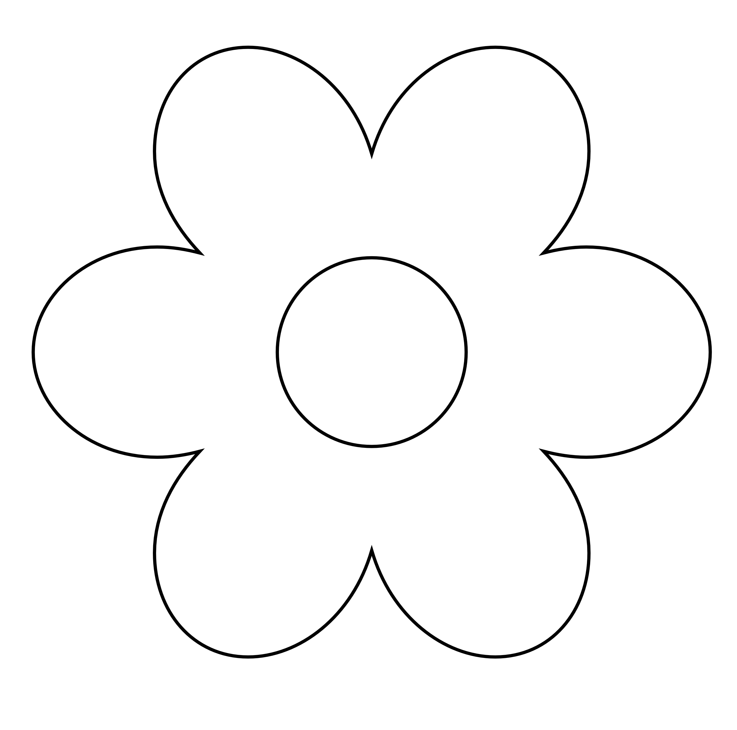 black flower clipart
