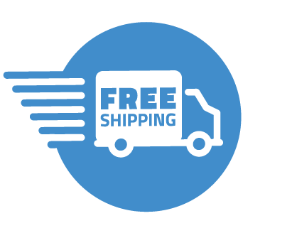 Fast and free shipping delivery truck Royalty Free Vector