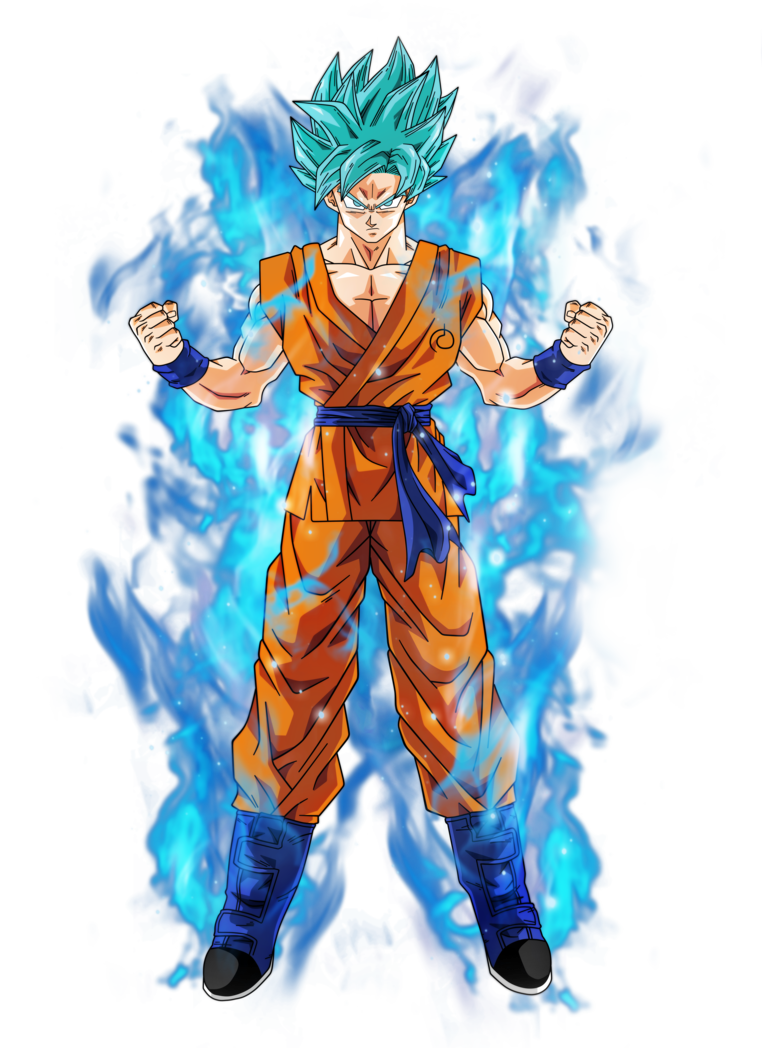 Transparent Goku Ssj Blue Png - Renders De Dragon Ball Super, Png