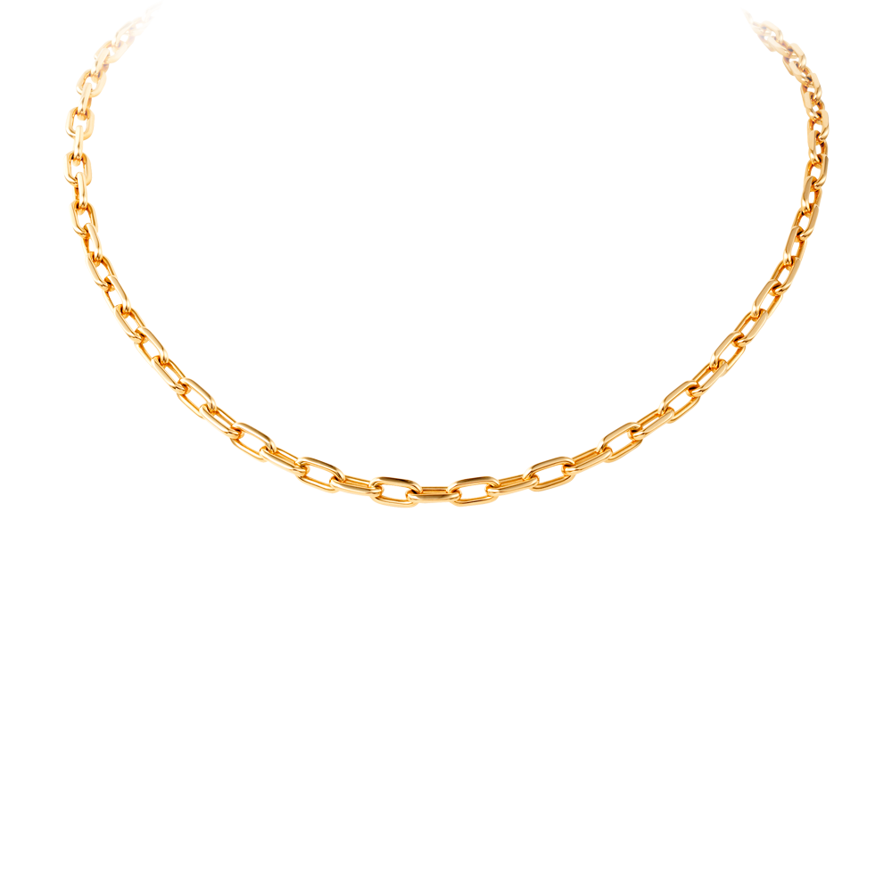 Gold Link Chain Necklace Png Transparent Background Free Download 42706 Freeiconspng