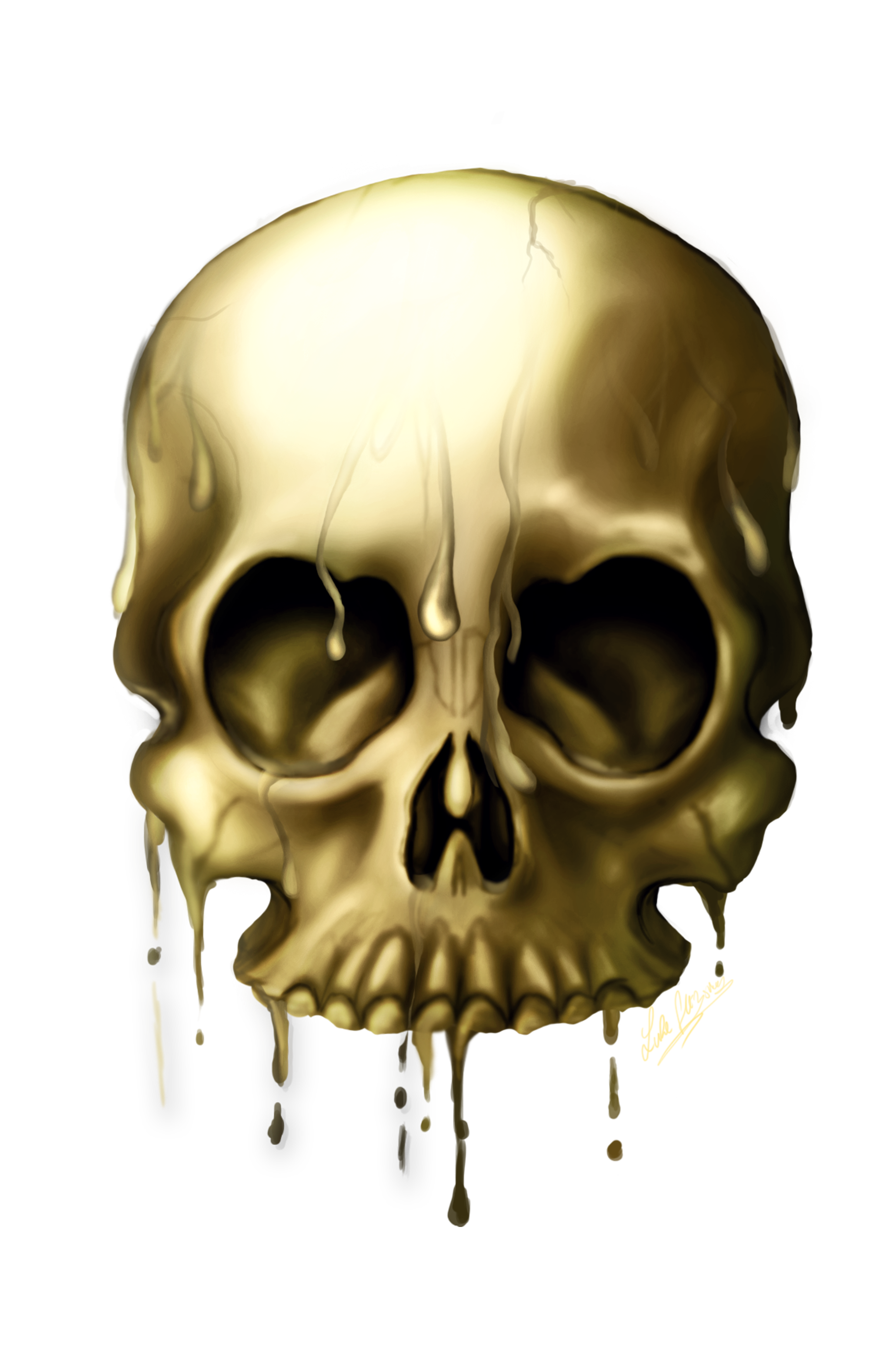 Golden Skull Designs Pictures PNG Transparent Background, Free Download