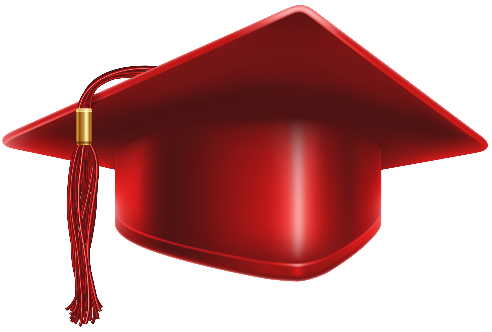 Graduation Cap RED PNG HD #45658 - Free Icons and PNG Backgrounds