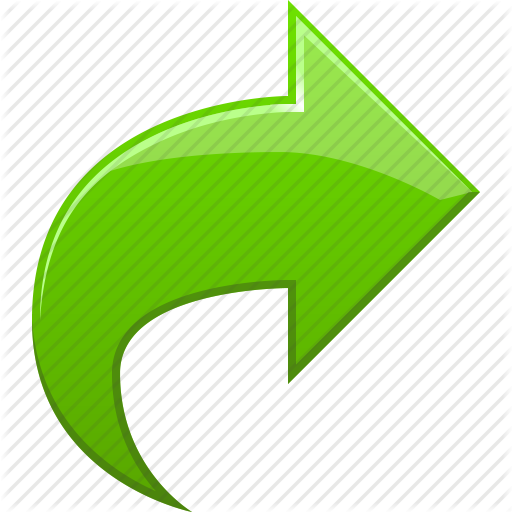 green curved arrow png