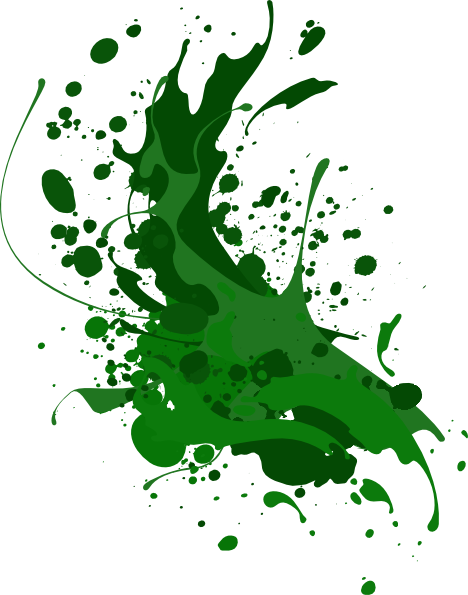 Green Paint Splatter Png 23 