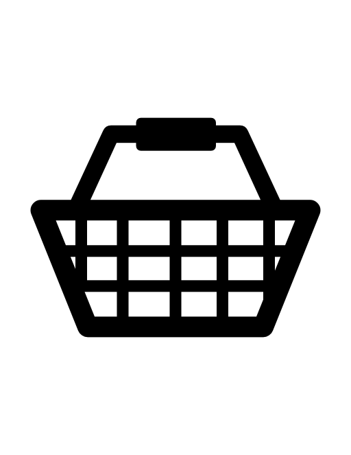 White Shopping Basket Icon Png Canvas Io - Bank2home.com