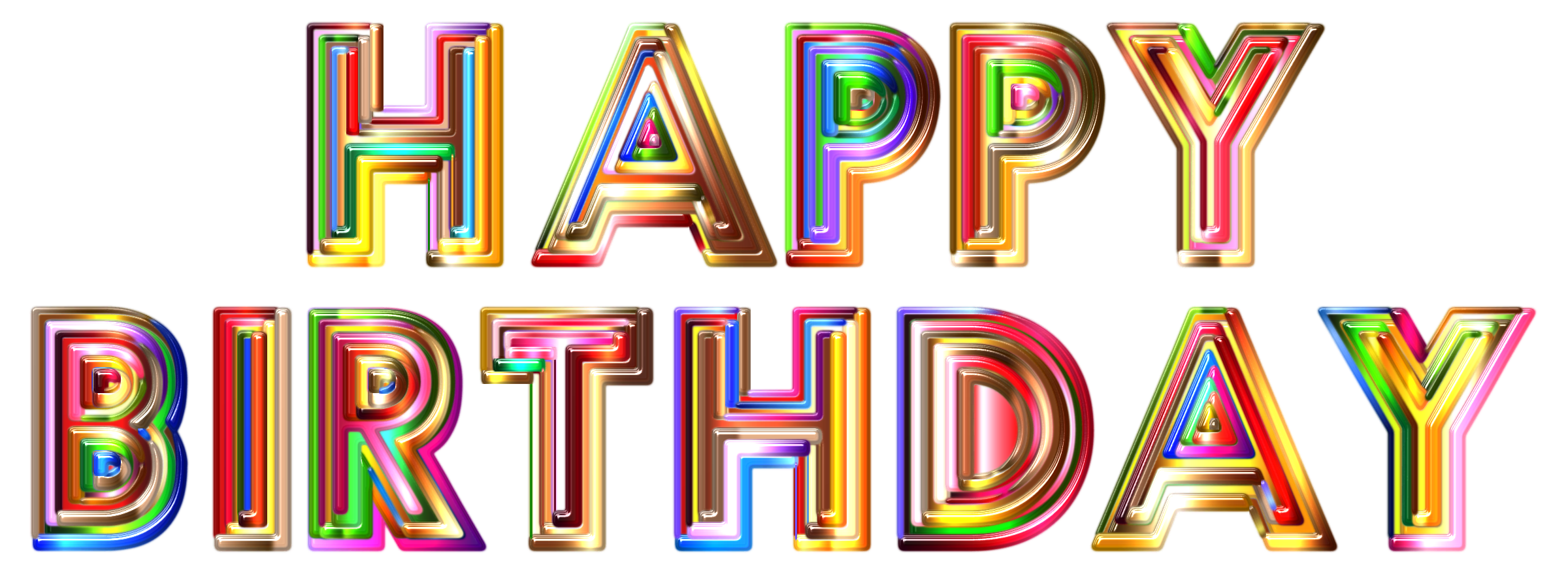 Happy Birthday PNG, Happy Birthday Transparent Background FreeIconsPNG