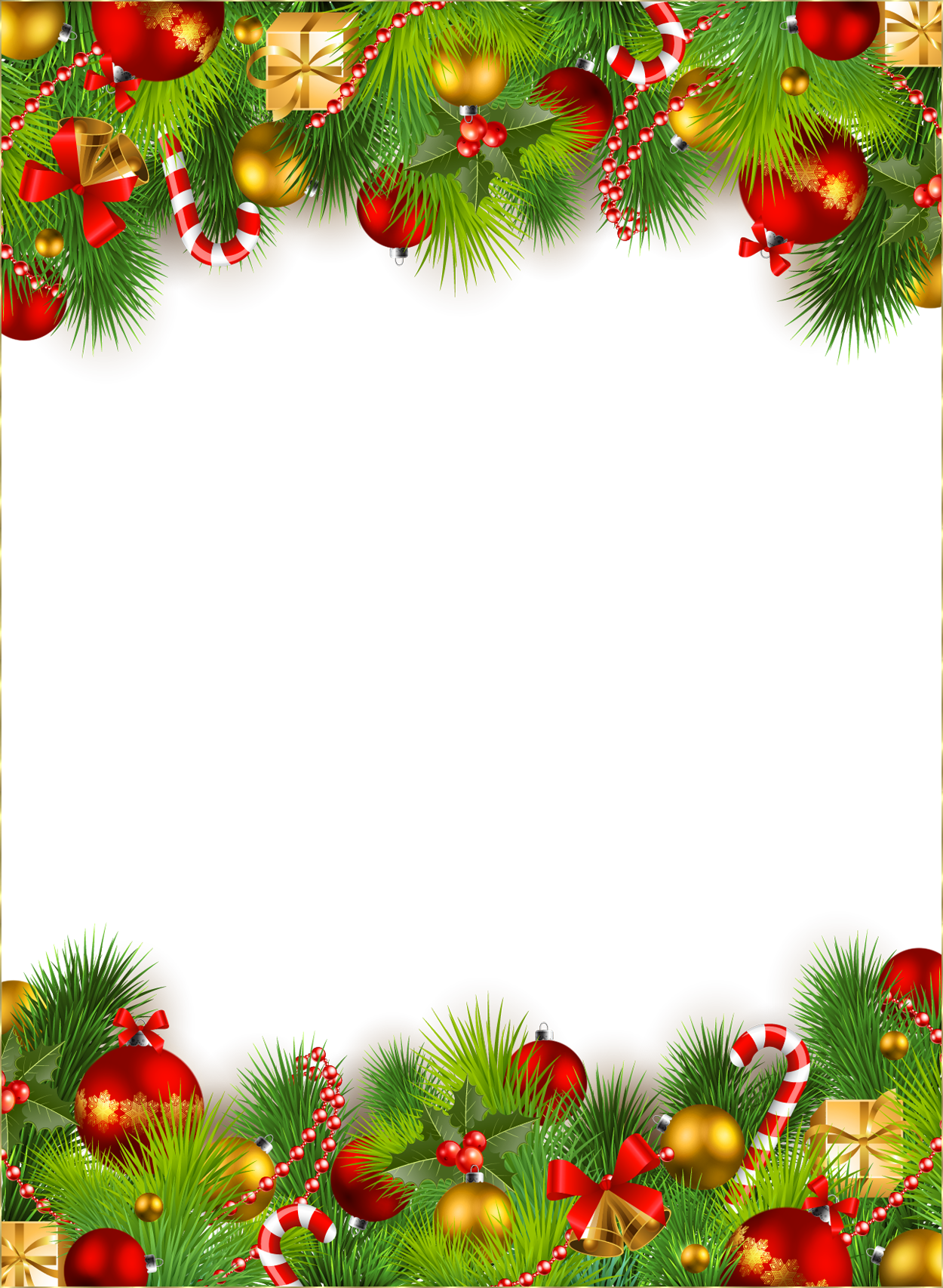 Hd Christmas Frame Png Transparent Background Free Download 47082 Freeiconspng