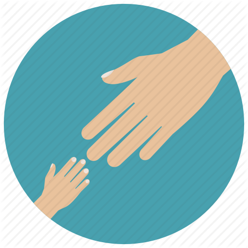 Helping Hand Icon Transparent Helping Hand PNG Images Vector