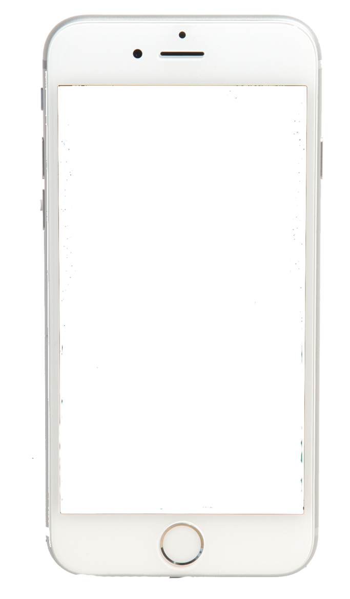 white iphone transparent png