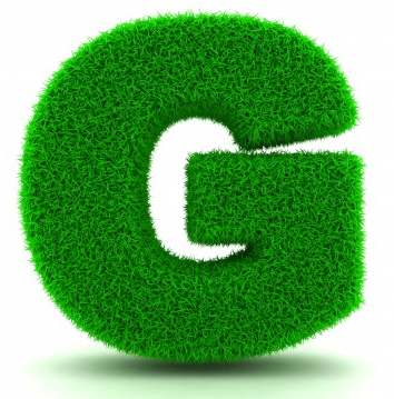 green letter g
