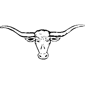 Texas Longhorns Logo Coloring Pages