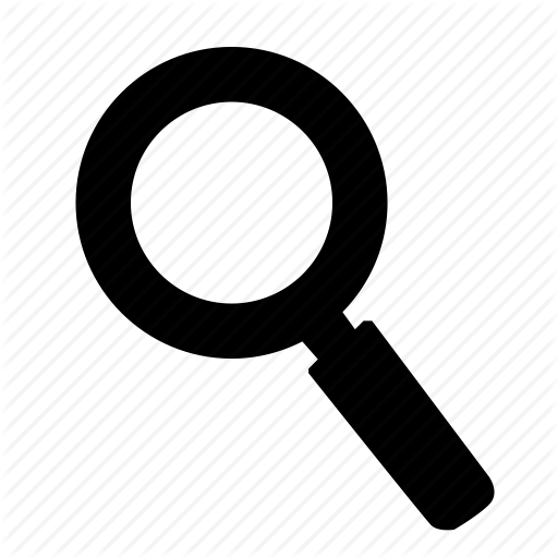 Simple Magnifying Glass PNG Transparent Background, Free Download