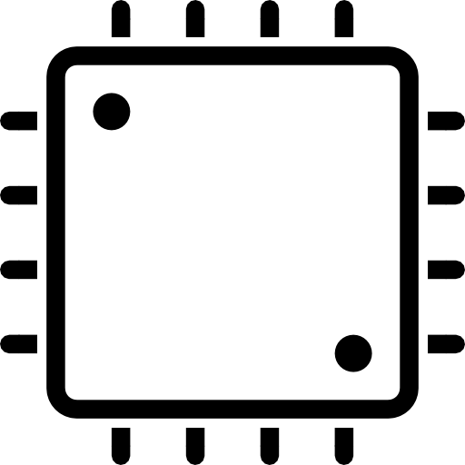 Microprocessor Icon, Transparent Microprocessor.PNG Images & Vector ...