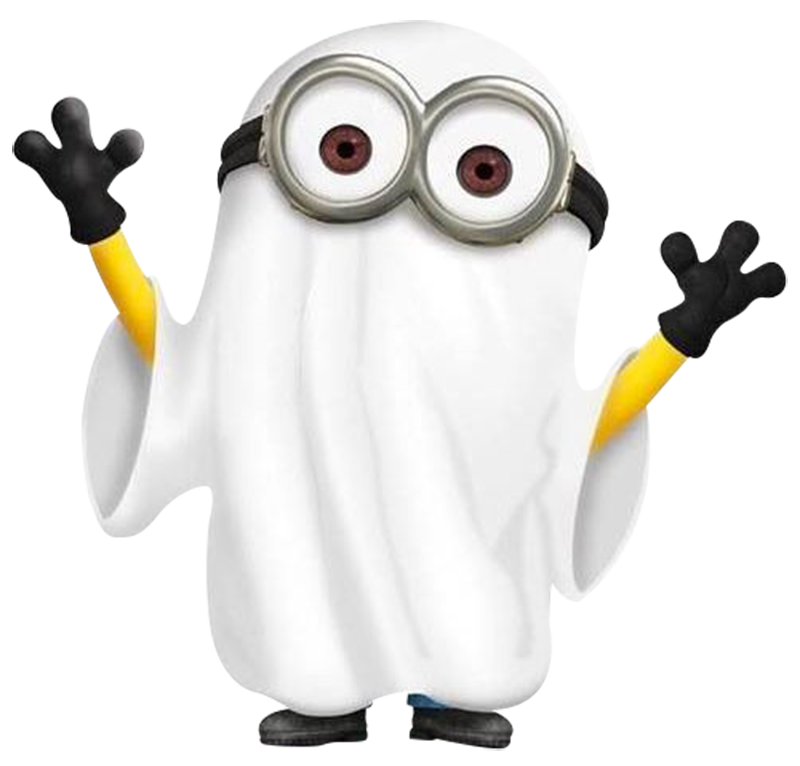 Minions Ghost Minion Boo Scary Png Transparent Background Free