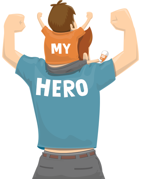 My hero, fathers day png #42538 - Free Icons and PNG Backgrounds