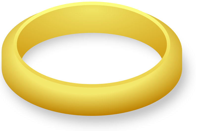 one wedding ring clipart png 23