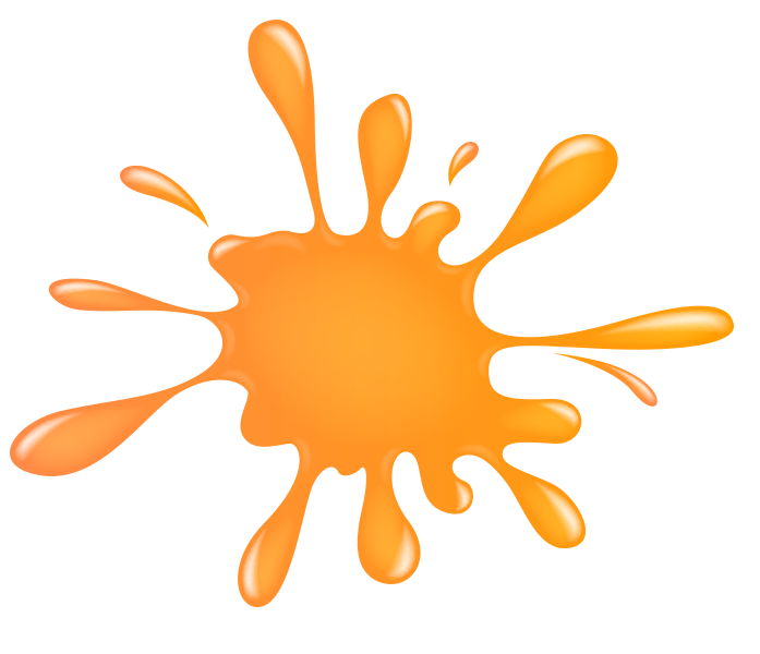 Orange Hd Splat PNG Transparent Background, Free Download #38300 ...