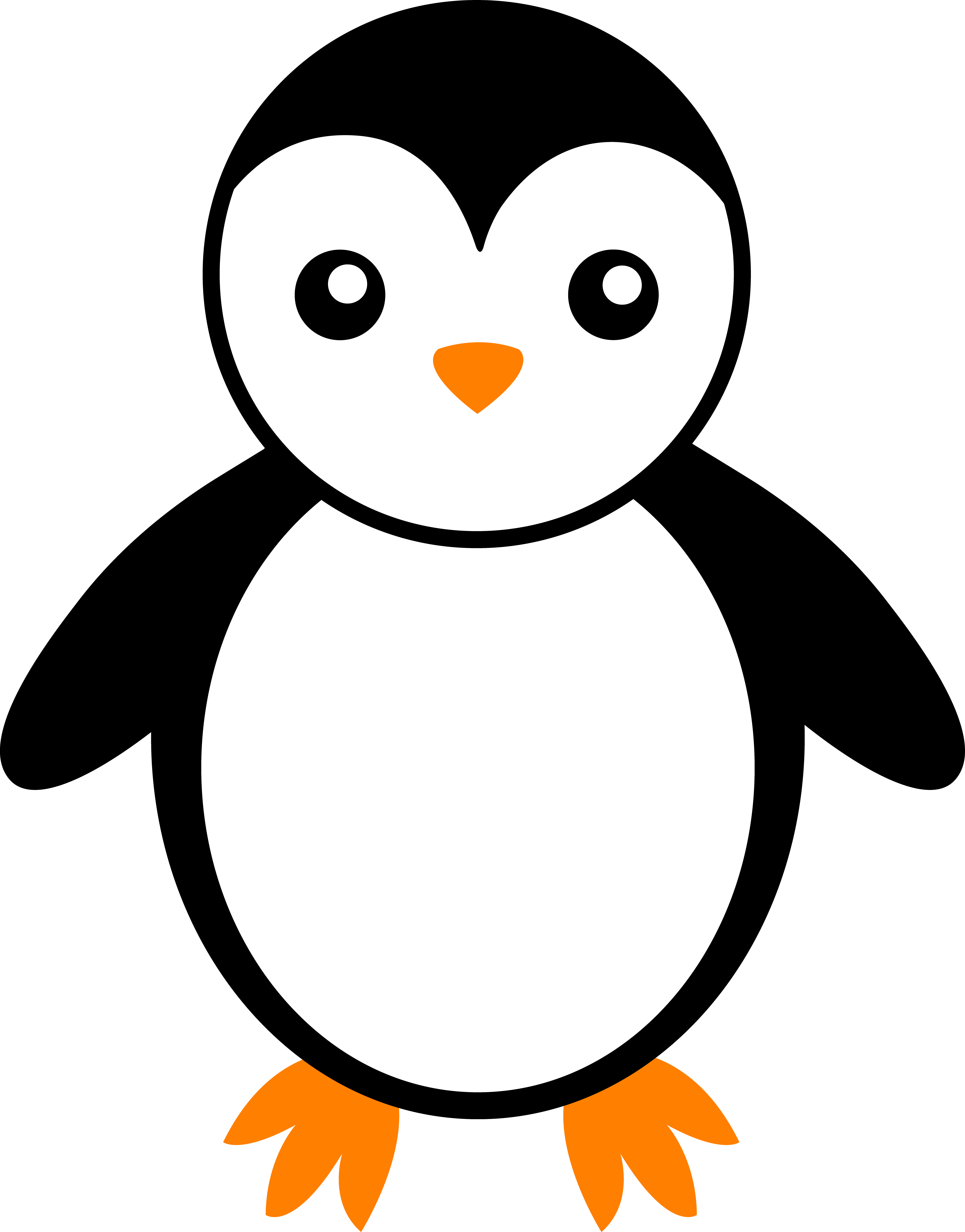 Free Simple Cartoon Penguin, Download Free Simple Cartoon Penguin