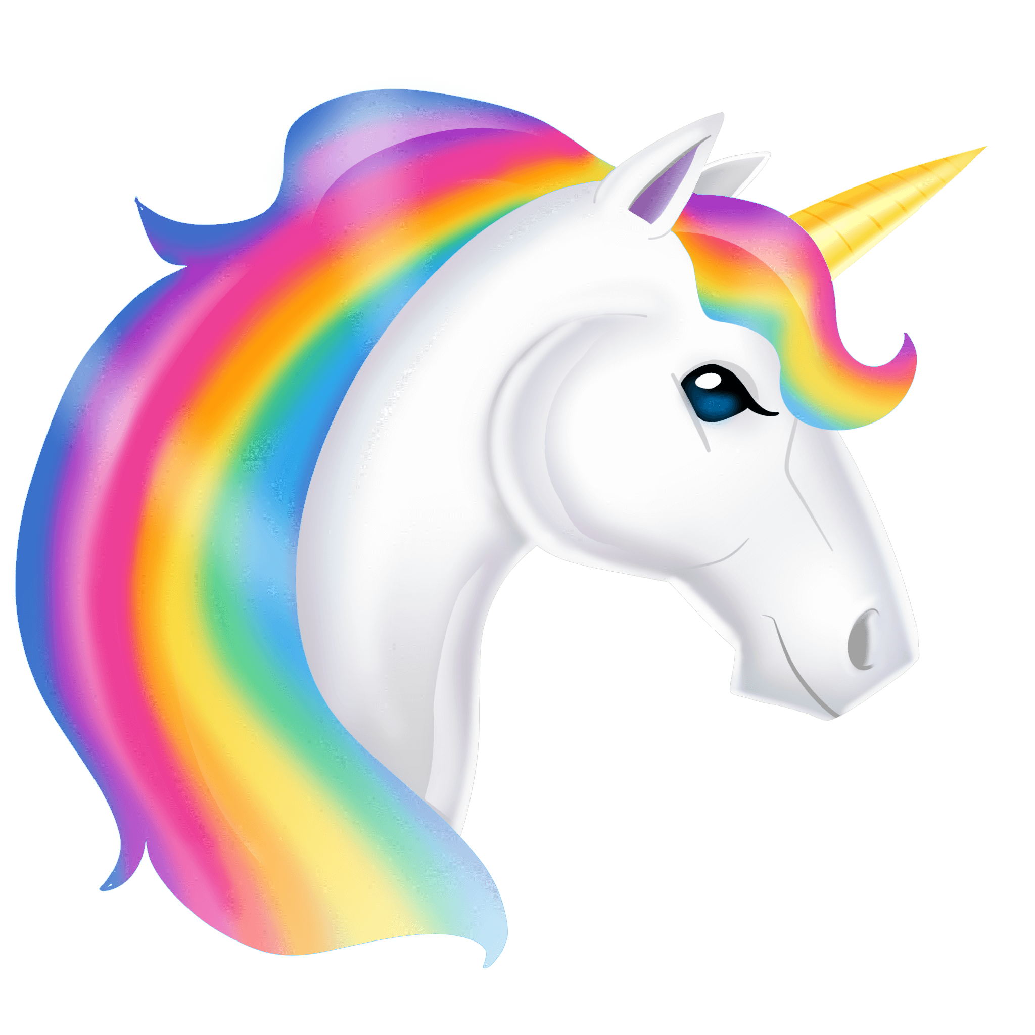 Rainbow Colors, The Horses Head, Unicorn PNG Transparent Background, Free  Download #48621 - FreeIconsPNG