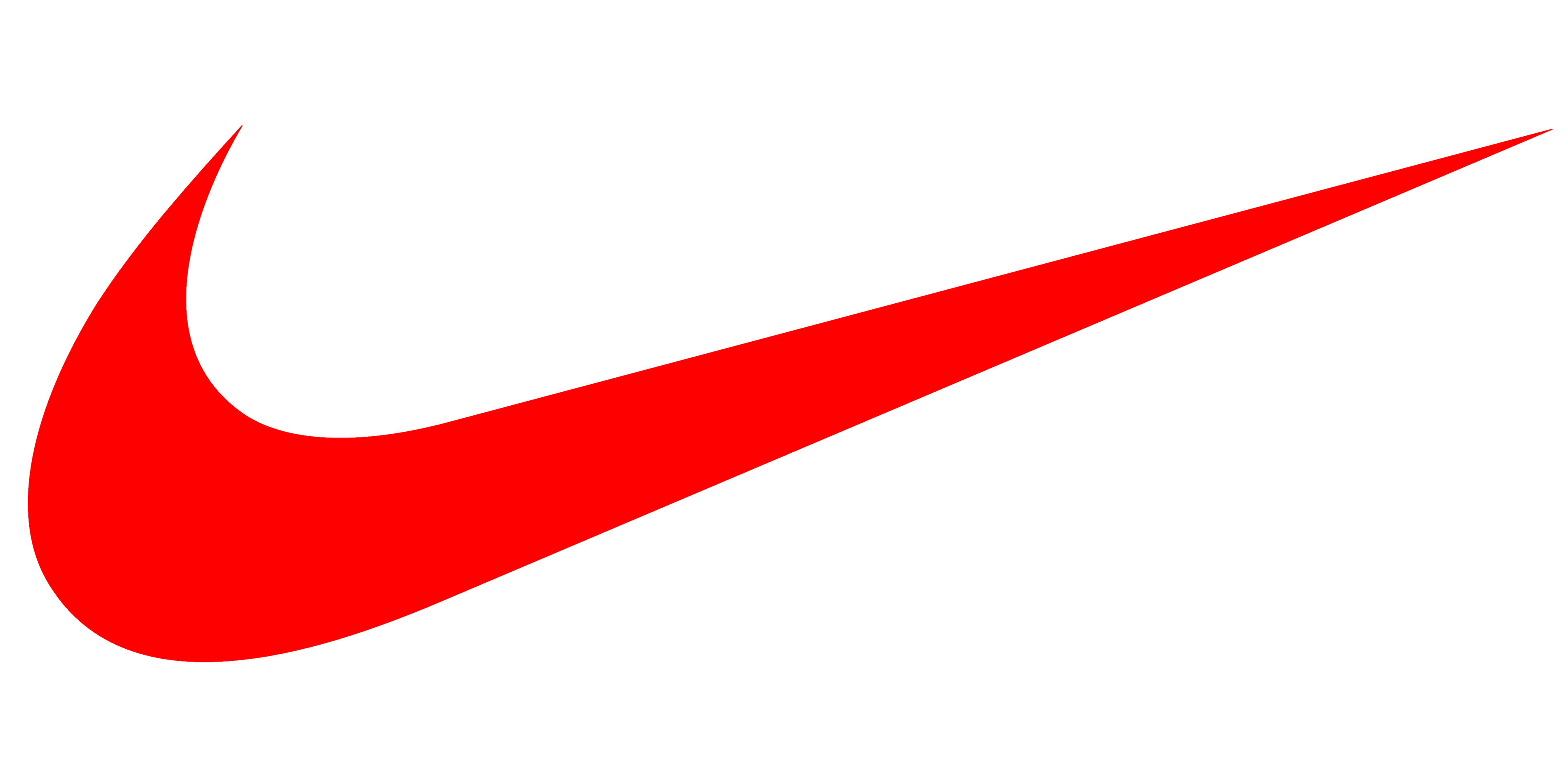 Nike Logo Red Background